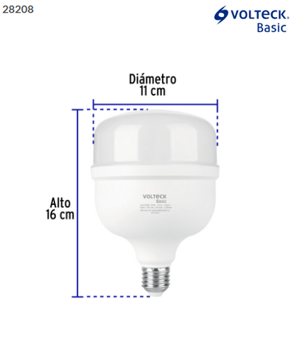 LÀMPARA LED ALTA POTENCIA 35W (EQUIV, 300W) LUZ DE DÌA BASIC 28208