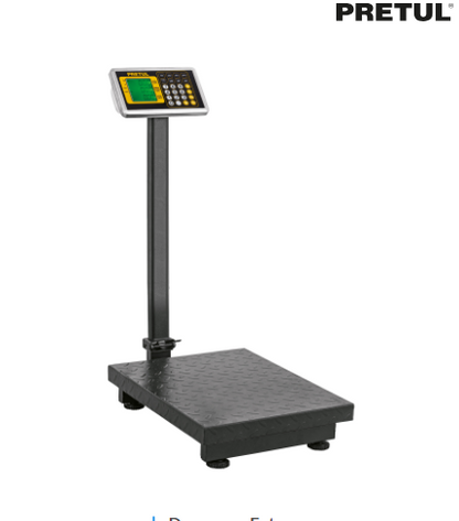 BÀSCULA ELETRONICA DE PLATAFORMA, PLEGABLE, 200KG. PRETUL 28462 *