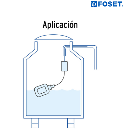 FLOTADOR ELÉCTRICO CON CABLE DE 2M, FOSET 49759 *