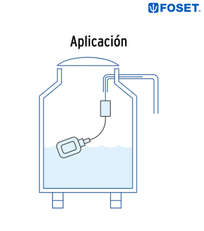 FLOTADOR ELÉCTRICO CON CABLE DE 6M, FOSET 49760 *