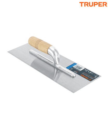 LLANA MINI CANTO RECTO 8'', 6 REMACHES, MGO DE MADERA, TRUPER 103037 *