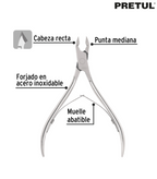ALICATE MANICURE 4" CABEZA RECTA CORTA 28227 *