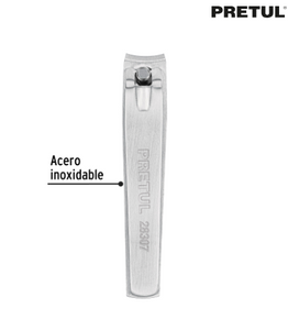 CORTA UÑAS 3" ACERO INOXIDABLE, PRETUL 28307 *