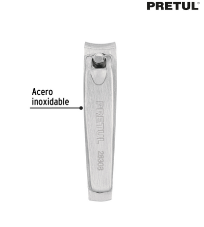 CORTA UÑAS 2" ACERO INOXIDABLE, PRETUL 28308 *