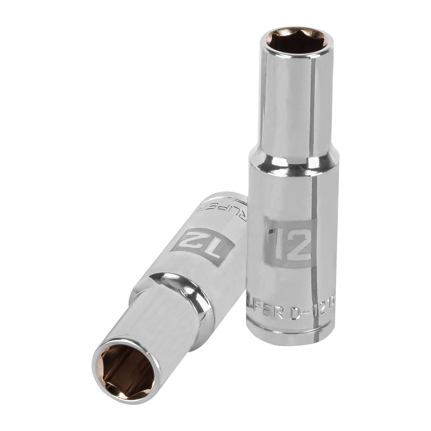 DADO LARGO DE 12 MM, 6 PUNTAS, CUADRO 1/2", TRUPER 13352 *
