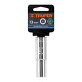 DADO LARGO DE 13 MM, 6 PUNTAS CUADRO 1/2'', TRUPER 13353 P