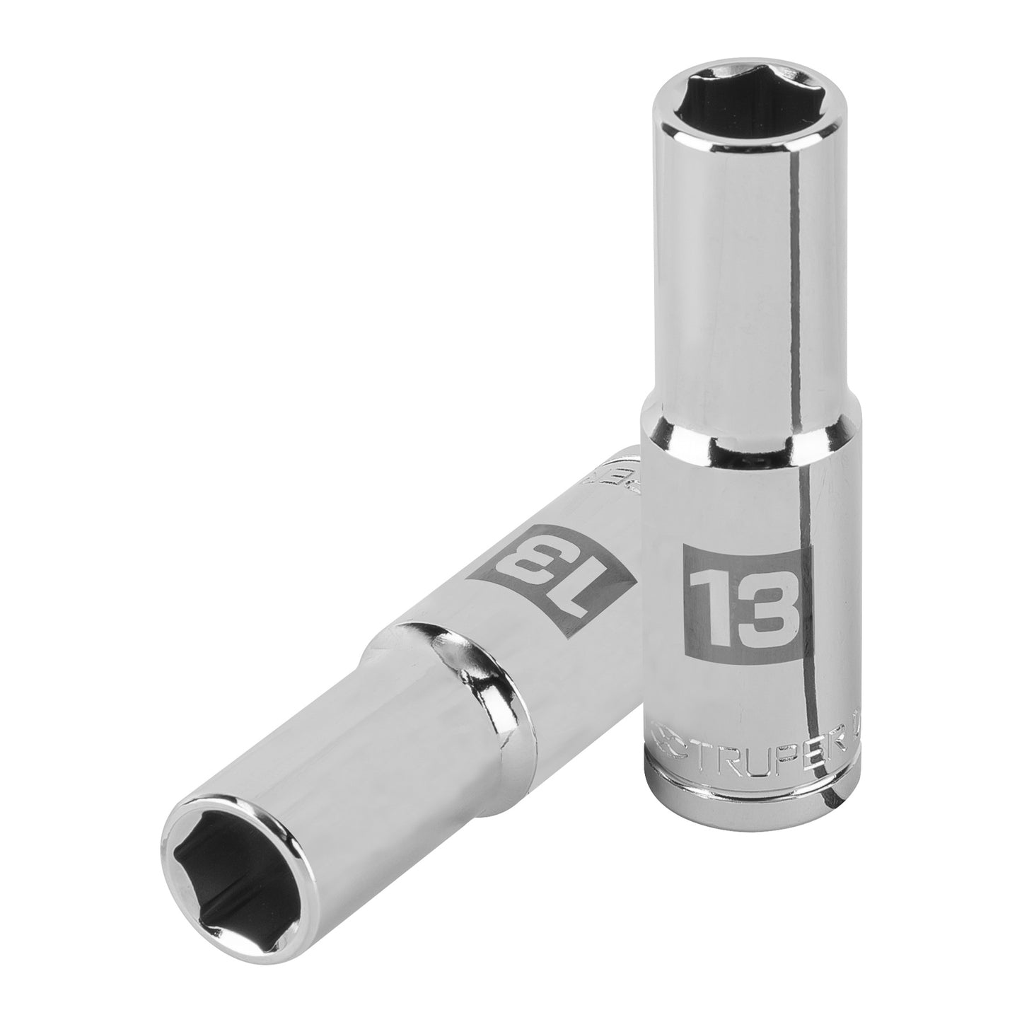 DADO LARGO DE 13 MM, 6 PUNTAS CUADRO 1/2'', TRUPER 13353 P