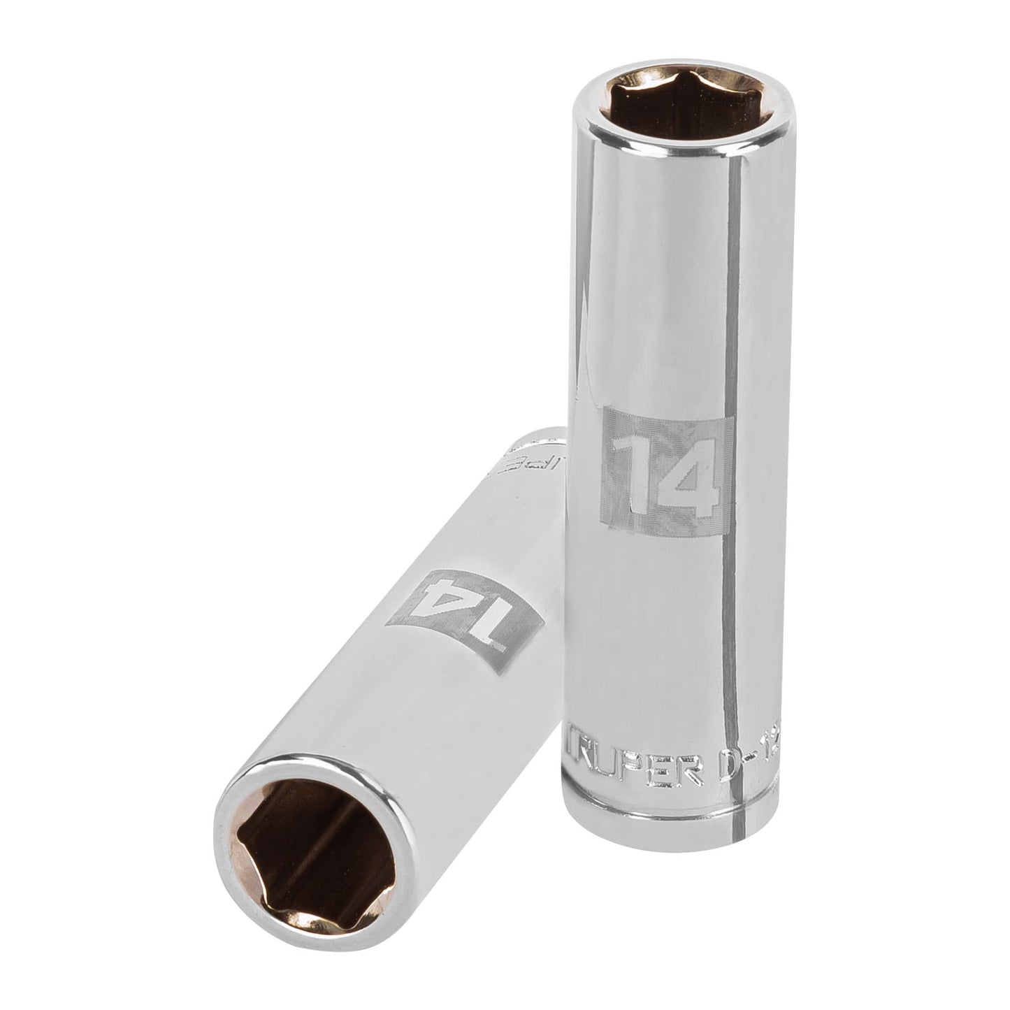 DADO LARGO DE 14 MM, 6 PUNTAS, CUADRO 1/2', TRUPER 13354 N