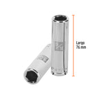 DADO LARGO DE 9/16'', 6 PUNTAS, CUADRO 1/2'', TRUPER 13326 P