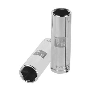 DADO LARGO DE 11/16'', 6 PUNTAS, CUADRO 1/2'', TRUPER 13328 P