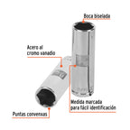 DADO LARGO DE 11/16'', 6 PUNTAS, CUADRO 1/2'', TRUPER 13328 *