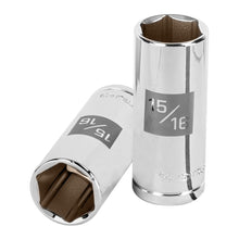 Cargar imagen en el visor de la galería, DADO LARGO DE 15/16&#39;, 6 PUNTAS, CUADRO 1/2&#39;, TRUPER 13332 N
