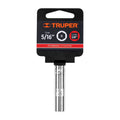 DADO LARGO DE 5/16'', 6 PUNTAS, CUADRO 1/4'', TRUPER 13184 P