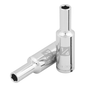 DADO LARGO DE 1/4'', 6 PUNTAS, CUADRO 3/8'', TRUPER 100919 P