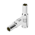 DADO LARGO DE 9MM, 6 PUNTAS, CUADRO 3/8'', TRUPER 100994 P