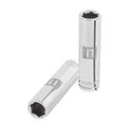 DADO LARGO DE 11 MM, 6 PUNTAS, CUADRO 3/8'', TRUPER 13771 P