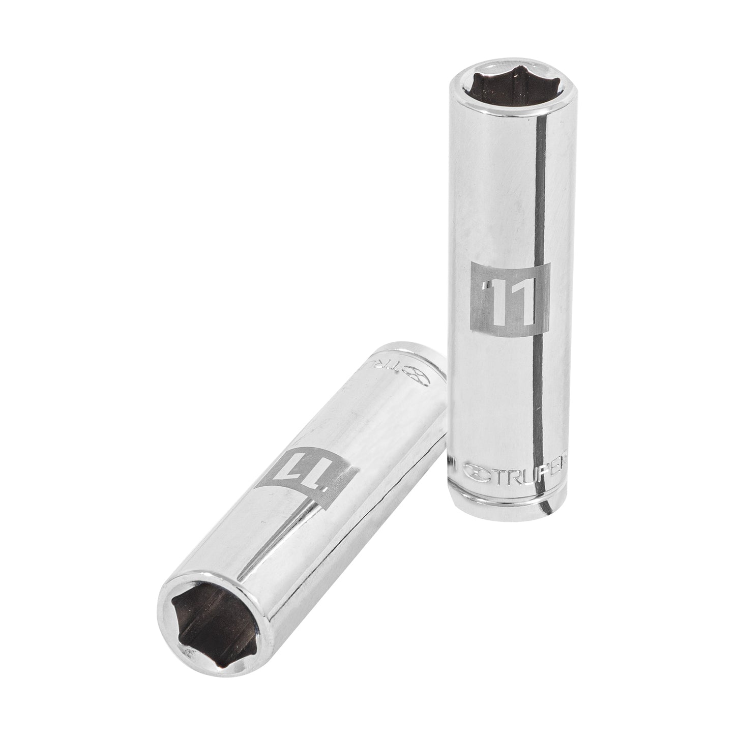 DADO LARGO DE 11 MM, 6 PUNTAS, CUADRO 3/8'', TRUPER 13771 P
