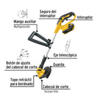 DESBROZADORA INALÁMBRICA, 20 V, PRETUL 28272 *