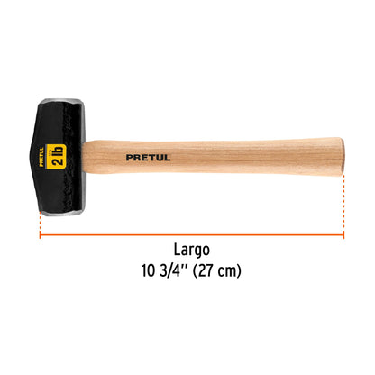 MARRO TIPO NEVADA 2LBS. MANGO 10-3/4'', PRETUL 22215 *