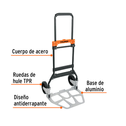 DIABLO DE CARGA, PLEGABLE, 120 KG, TRUPER 103198 *