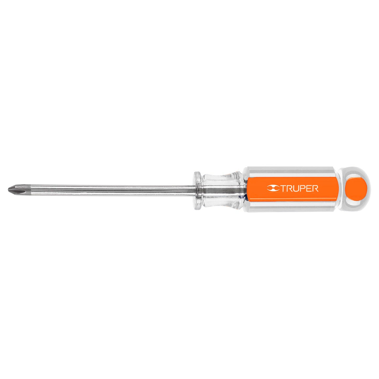 DESARMADOR DE CRUZ 1/4'' X 4'' MANGO DE ACETATO, TRUPER 14074 *