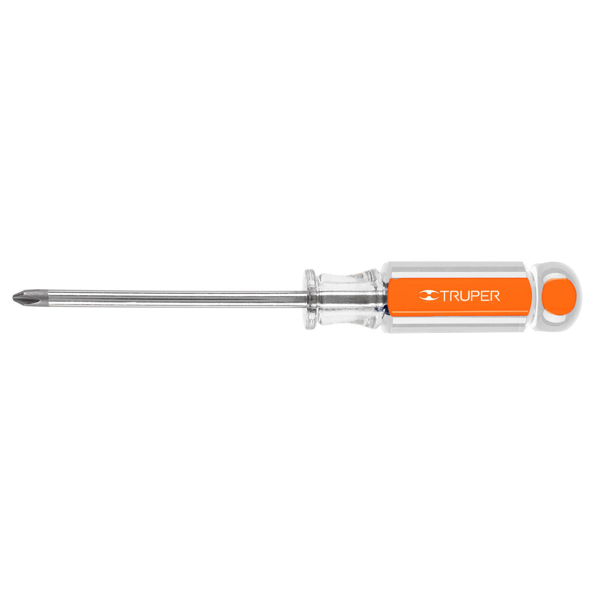 DESARMADOR DE CRUZ 1/4'' X 4'' MANGO DE ACETATO, TRUPER 14074 *