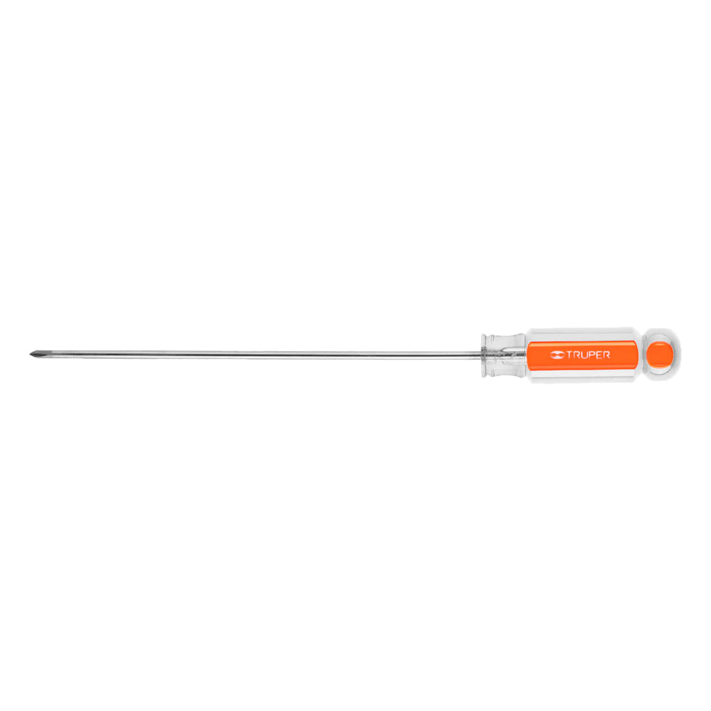 DESARMADOR DE CRUZ 1/8'' X 6'' MANGO DE ACETATO, TRUPER 14056 P