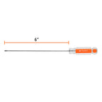 DESARMADOR DE CRUZ 1/8'' X 6'' MANGO DE ACETATO, TRUPER 14056 P