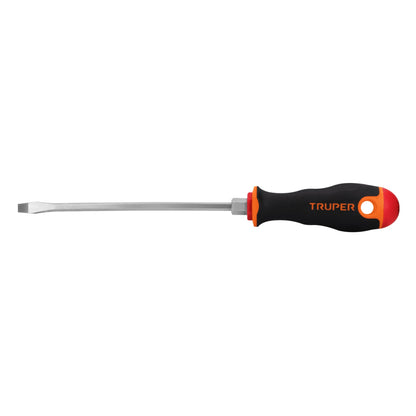 DESARMADOR PLANO 3/16'' X 6'' MANGO COMFORT GRIP, TRUPER 100832 P