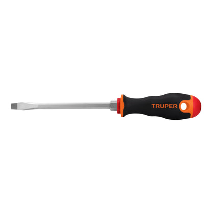 DESARMADOR PLANO 5/16'' X 6'' MANGO COMFORT GRIP, TRUPER *