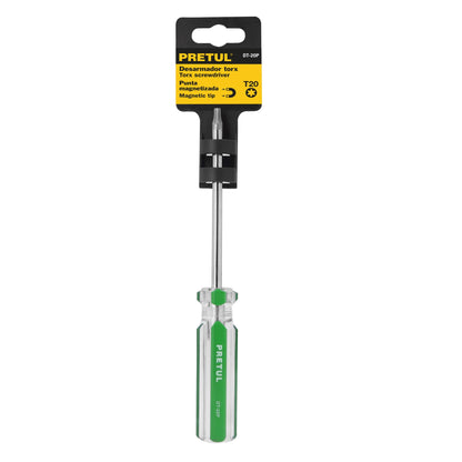 DESARMADOR PUNTA TORX T 20 MANGO DE PVC, PRETU 29984 *