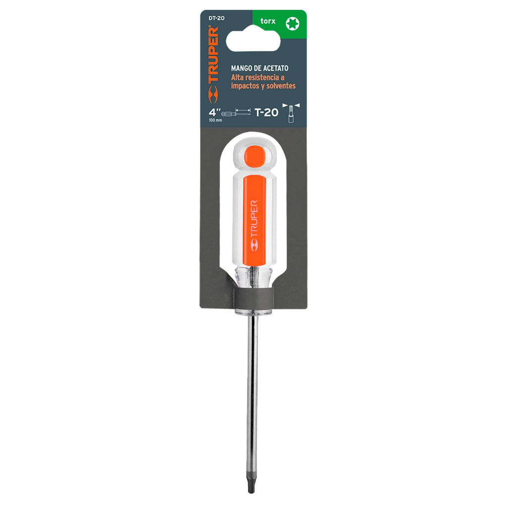 DESARMADOR PUNTA TORX T 20 MGO ACETATO 15103 *