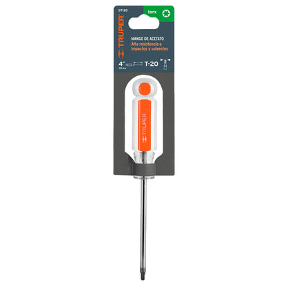 DESARMADOR PUNTA TORX T 20 MGO ACETATO 15103 *