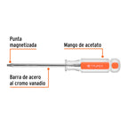 DESARMADOR PUNTA TORX T 25 MANGO DE ACETATO, TRUPER 15104 P
