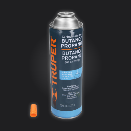 LATA DE GAS BUTANO/PROPANO ROSCADO 11915 *