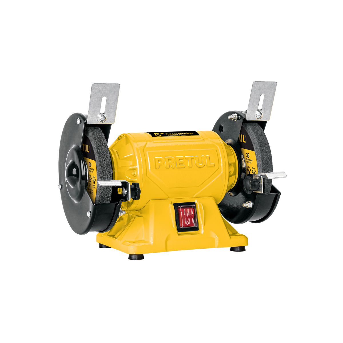 ESMERIL DE BANCO DE 5" DE 1/6 HP (120 W), PRETUL 29994 *