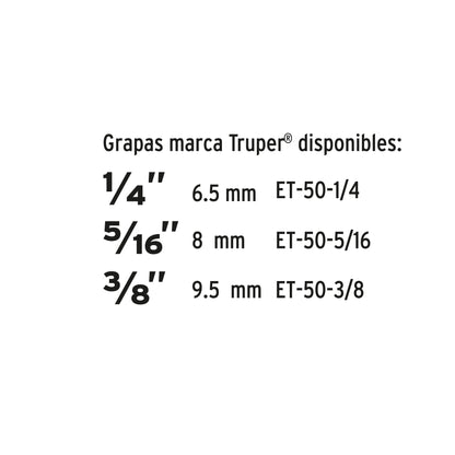 ENGRAPADORA TIPO MARTILLO, USO RUDO,  TRUPER	 100334 P