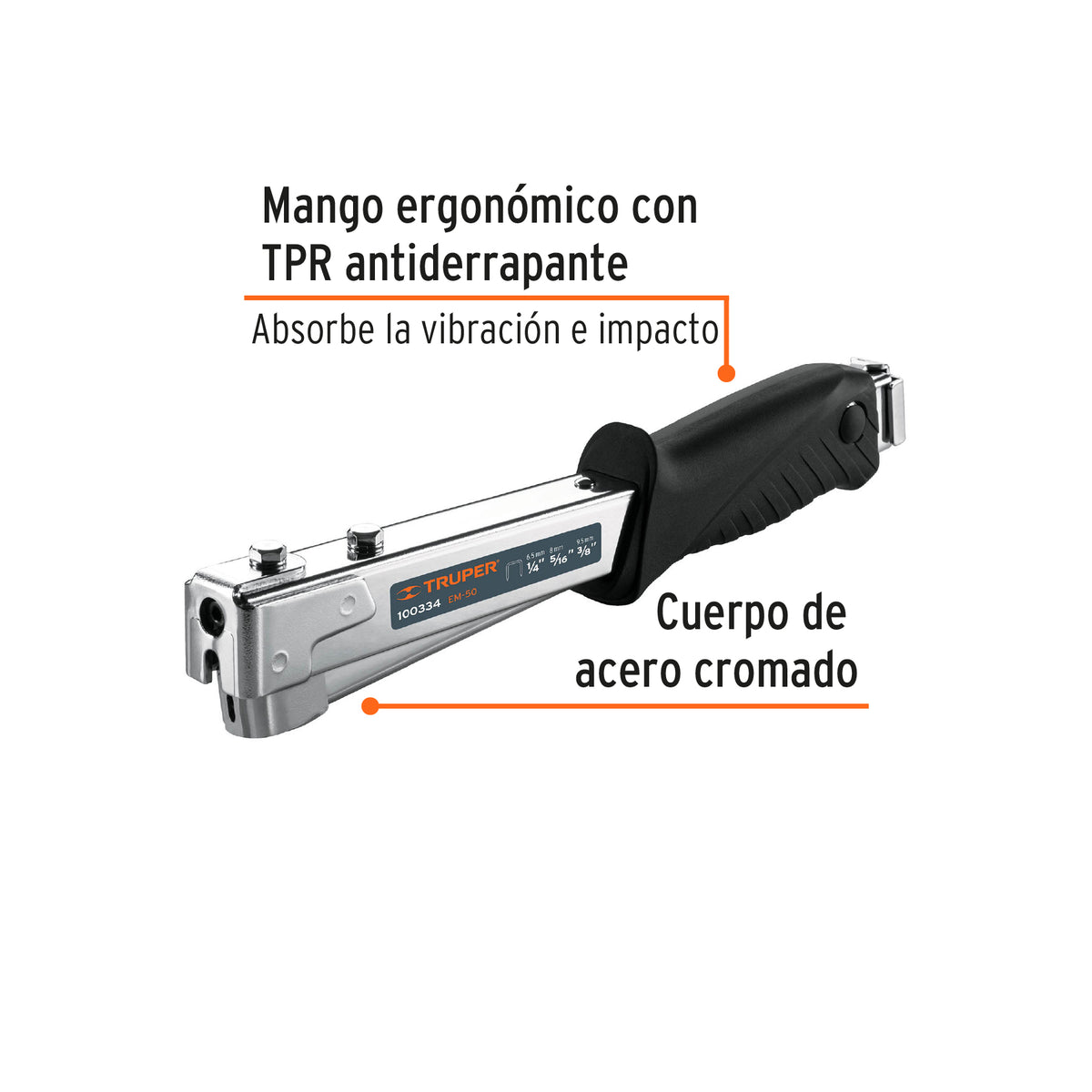 ENGRAPADORA TIPO MARTILLO, USO RUDO,  TRUPER	 100334 P