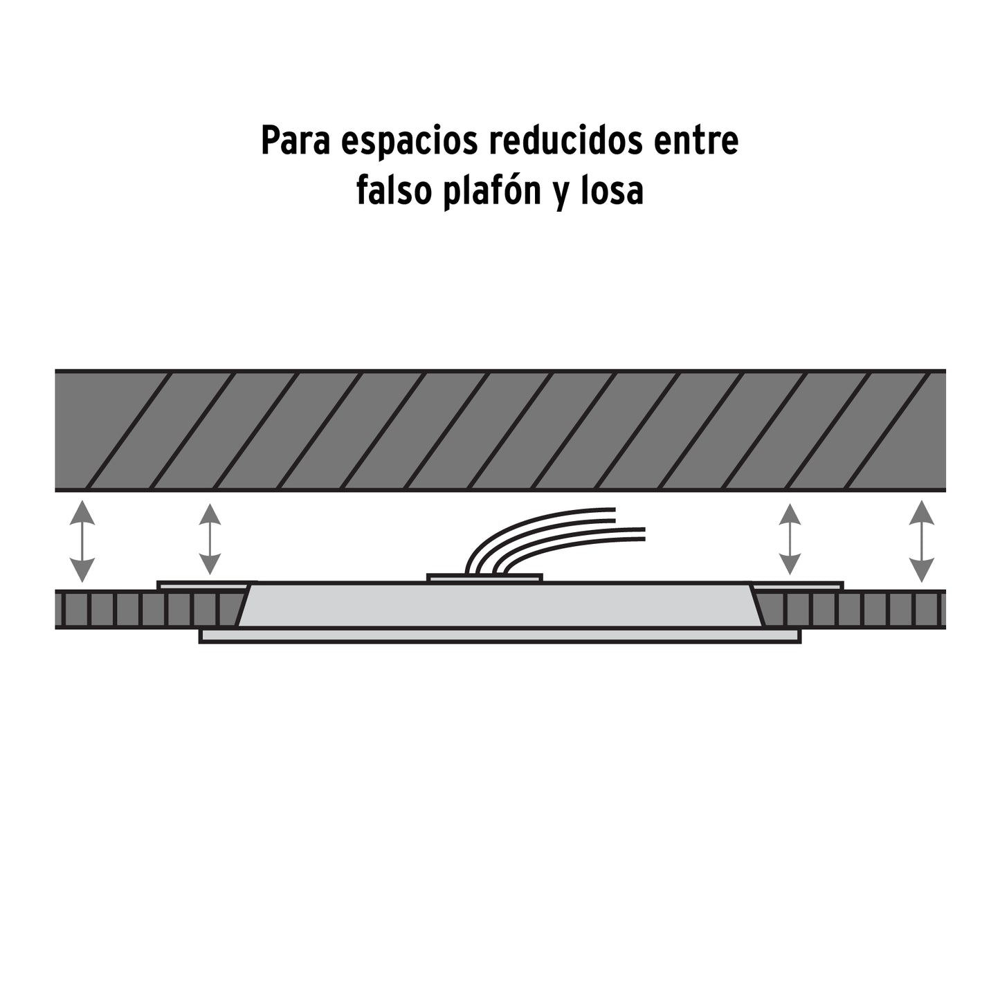 LUMINIARIO DE LED PARA EMPOTRAR 6W, AJUSTABLE, LUZ DE DÍA 47796 *