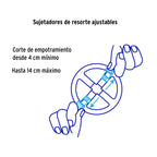 LUMINARIO DE LED PARA EMPOTRAR 15W, AJUSTABLE, LUZ DE DÍA 47798 *