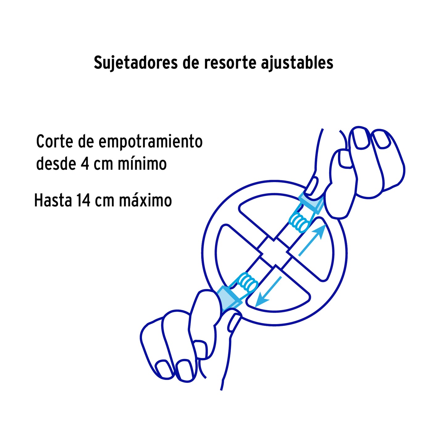 LUMINARIO DE LED PARA EMPOTRAR 15W, AJUSTABLE, LUZ DE DÍA 47798 *