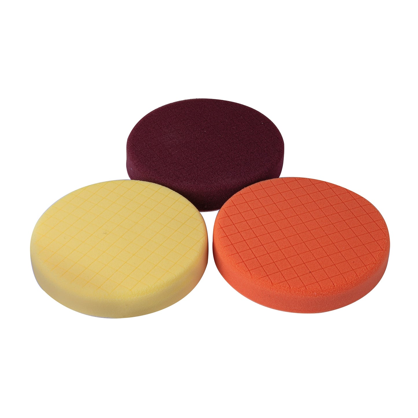 JUEGO DE 3 ESPONJAS P/PULIR DE 7" HOOK AND LOOP TRUPER 103439 P