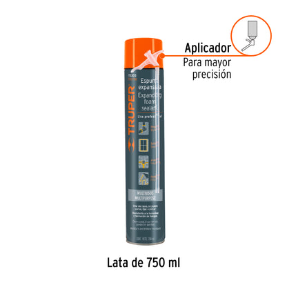 ESPUMA EXPANSIVA DE 750ML, TRUPER 15305 *