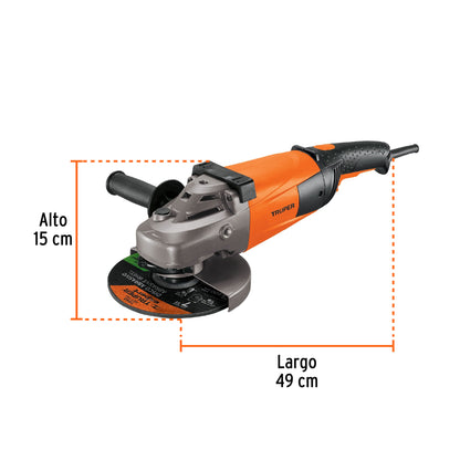 ESMERILADORA ANGULAR 7", PROFESIONAL, 2100 W 14012 *