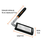 ESPEJO TELESCÒPICO CON LUZ LED, 5 X 8 CM, TRUPER 101962 P