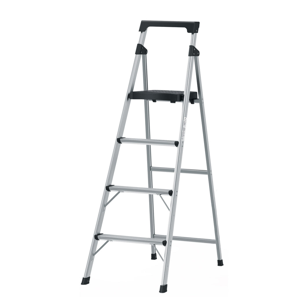 ESCALERA PLEGABLE DE ALUMINIO 4 PELDAÑOS 16765 *