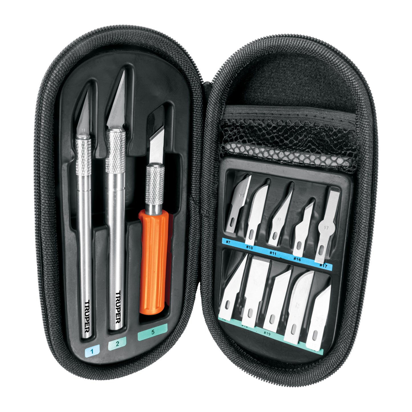 JUEGO DE EXACTOS HOBBY CON 11 PIEZAS EN ESTUCHE, TRUPER 17512 *