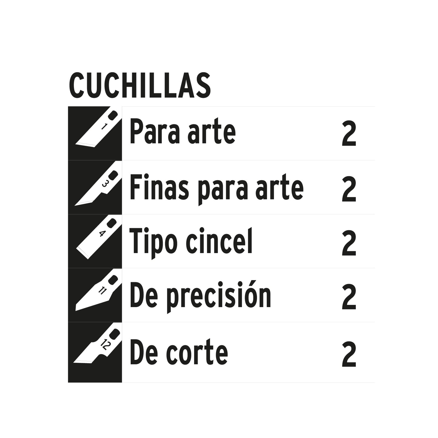 JUEGO DE EXACTOS HOBBY CON 11 PIEZAS EN ESTUCHE, TRUPER 17512 *
