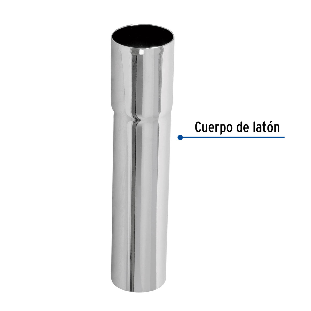 EXTENSIÓN 15 CM LATÓN CROMADO PARA CONTRA DE LAVABO, 1-1/4' 49296 P