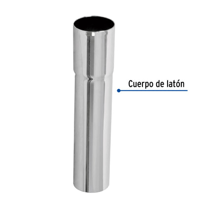 EXTENSIÓN 15 CM LATÓN CROMADO PARA CONTRA DE LAVABO, 1-1/4' 49296 P